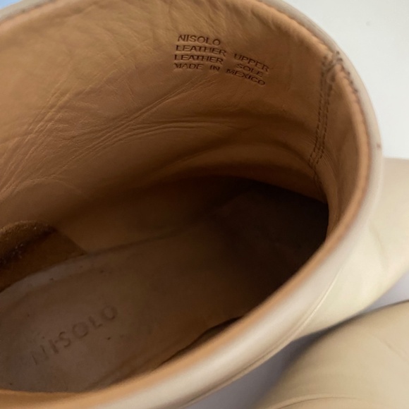 Nisolo Dari Boots in Bone Sz 7.5 - Picture 4 of 6